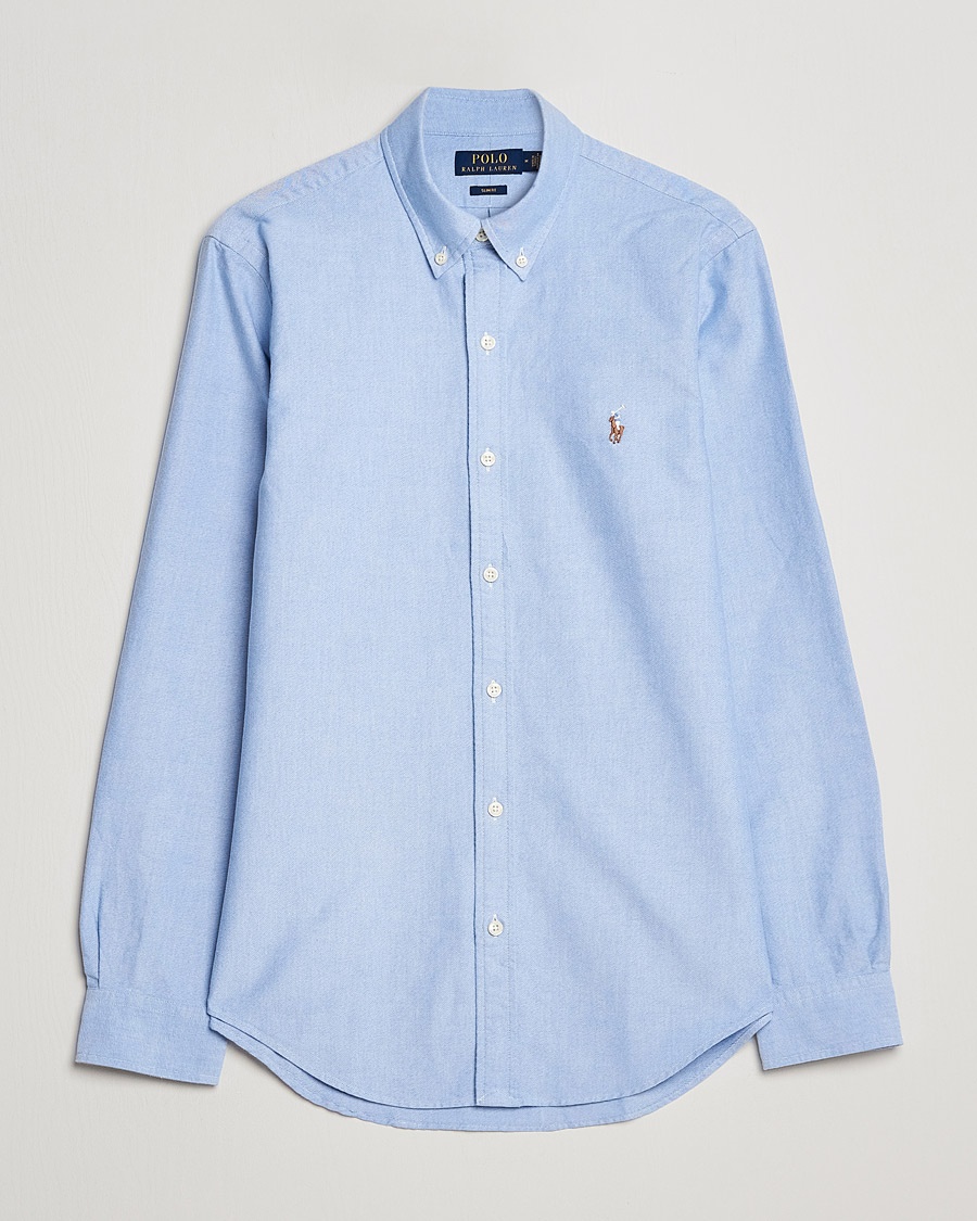 Polo Ralph Lauren Slim Fit Shirt Oxford Blue – Azul
