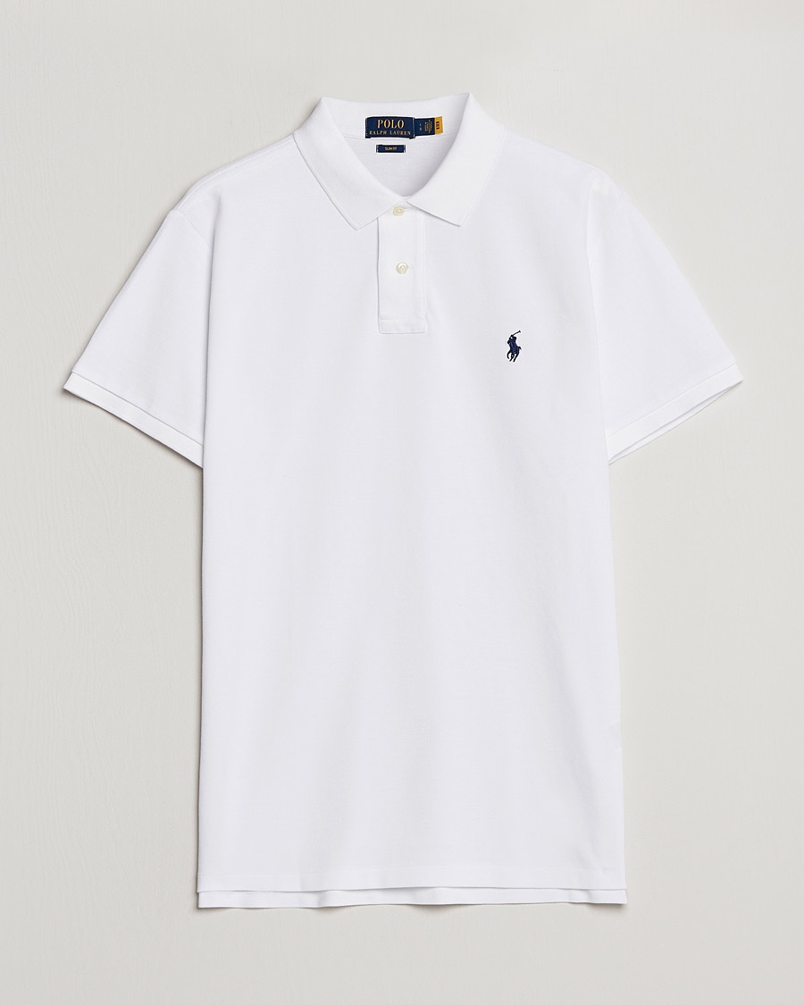 Polo Ralph Lauren Slim Fit Polo White – Blanco