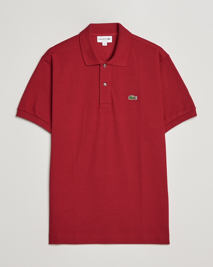 Lacoste Original Polo Piké Bordeaux – Rojo