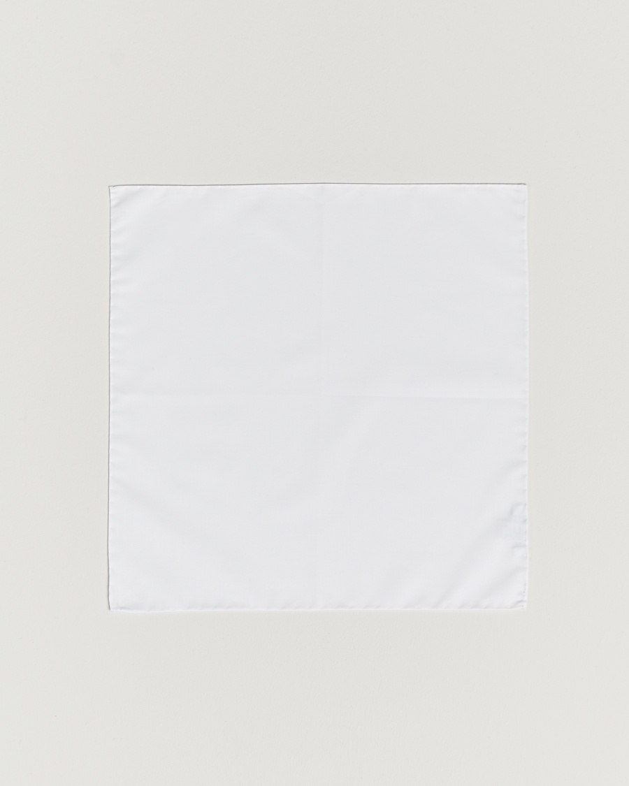 Stenströms Handkerchief Cotton White – Blanco