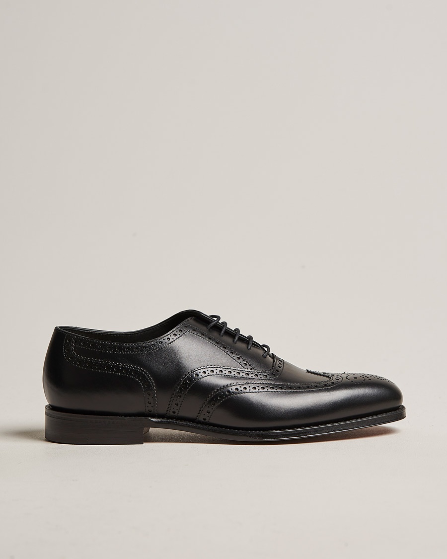 Loake 1880 Buckingham Brogue Black Calf – Negro