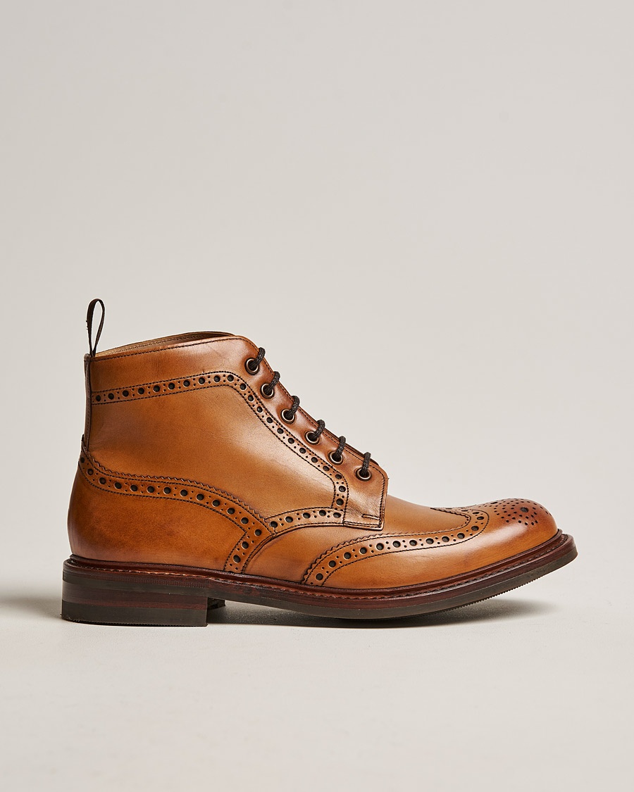 Loake 1880 Bedale Boot Tan Burnished Calf – Marrón