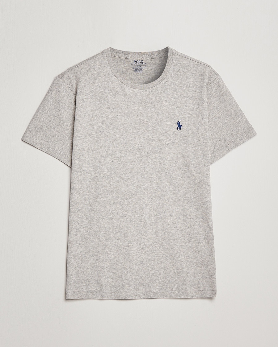 Polo Ralph Lauren Custom Slim Fit Tee New Grey Heather – Gris