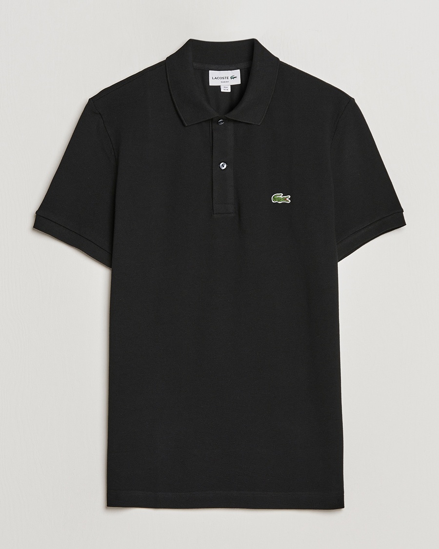 Lacoste Slim Fit Polo Piké Black – Negro