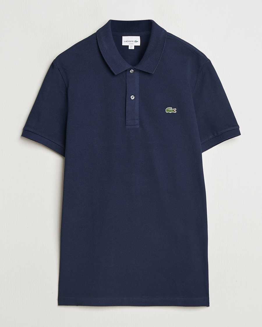 Lacoste Slim Fit Polo Piké Navy Blue – Azul