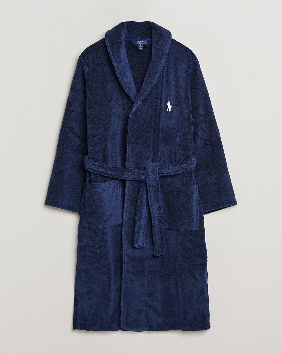 Polo Ralph Lauren Shawl Robe Navy – Azul
