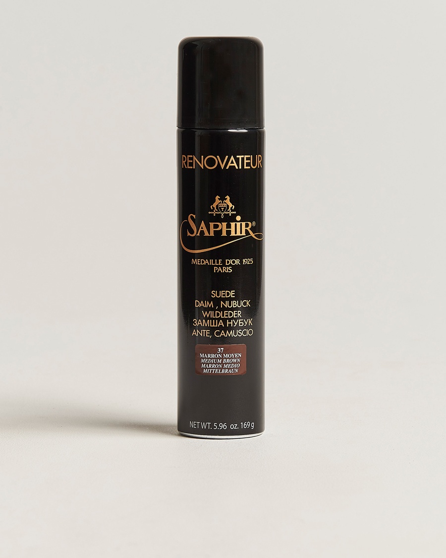 Saphir Medaille d'Or Renovateur Suede 250 ml Spray Medium Brown – Marrón