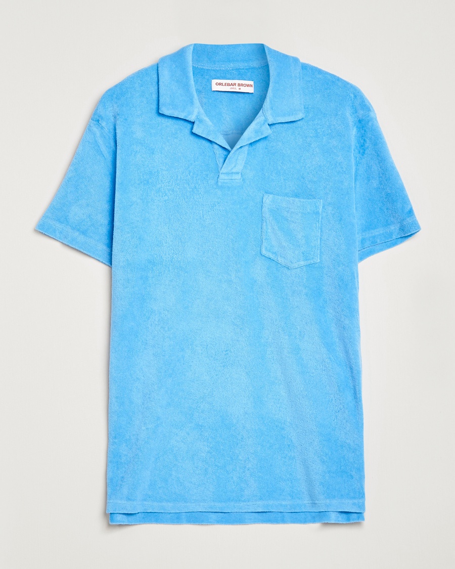Orlebar Brown Terry Polo Riviera – Azul