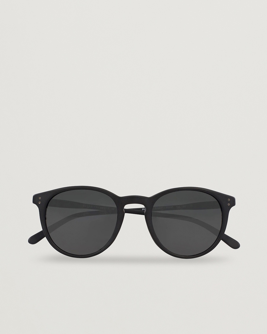 Polo Ralph Lauren 0PH4110 Round Sunglasses Matte Black – Negro