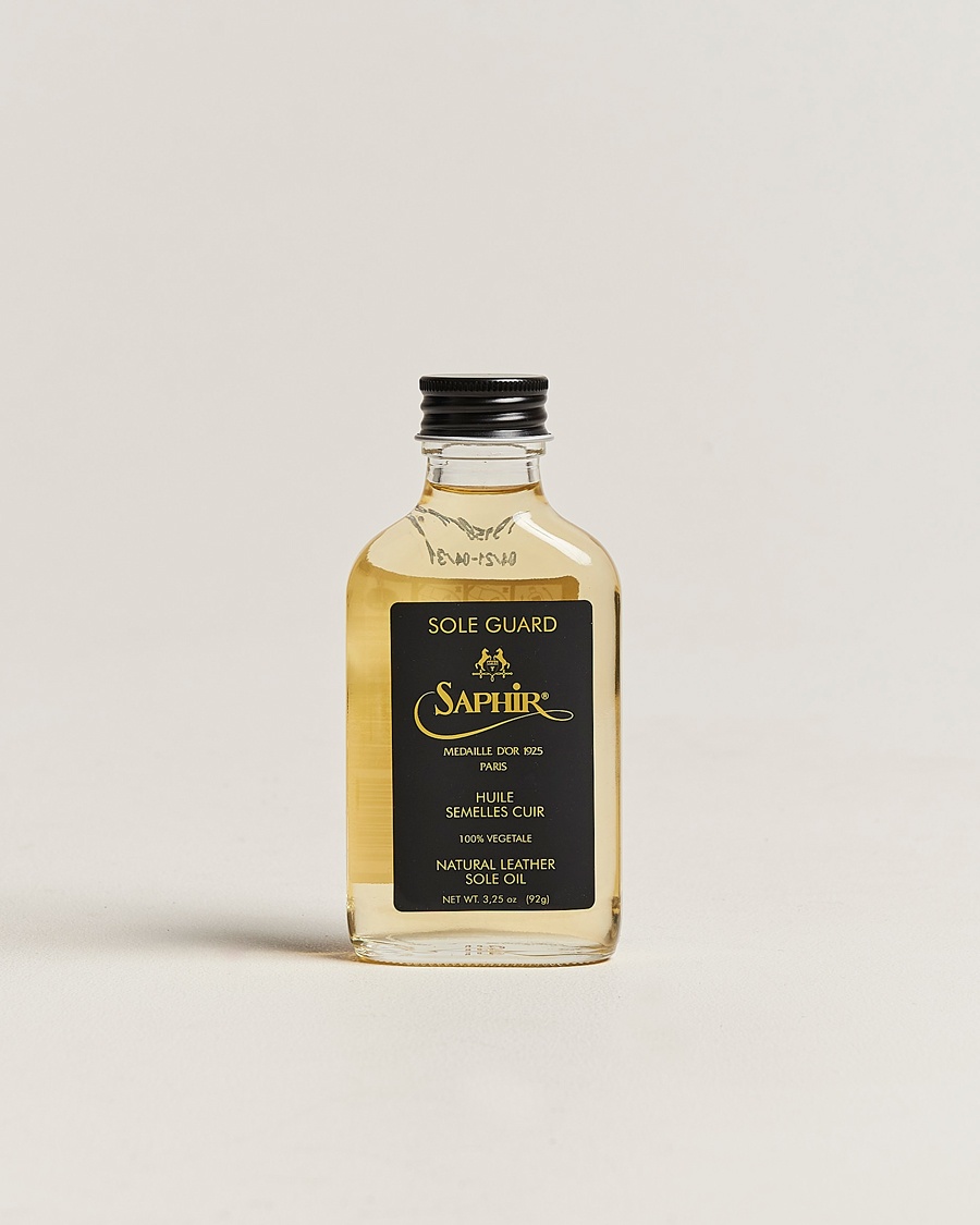 Saphir Medaille d'Or Sole Guard Leather Oil Neutral – Transparente