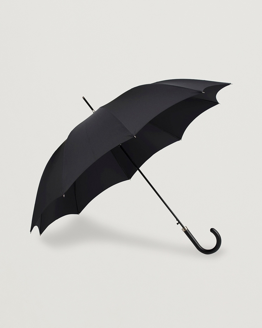Fox Umbrellas Hardwood Automatic Umbrella Black – Negro