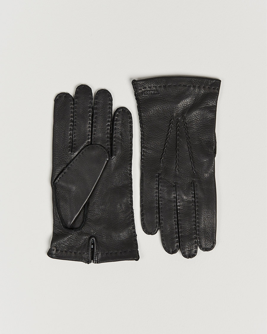 Hestra Henry Unlined Deerskin Glove Black – Negro