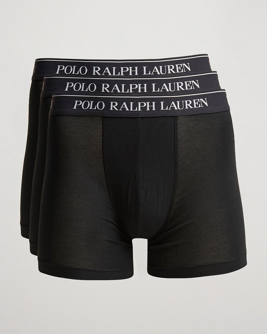 Polo Ralph Lauren 3-Pack Boxer Brief Polo Black – Negro