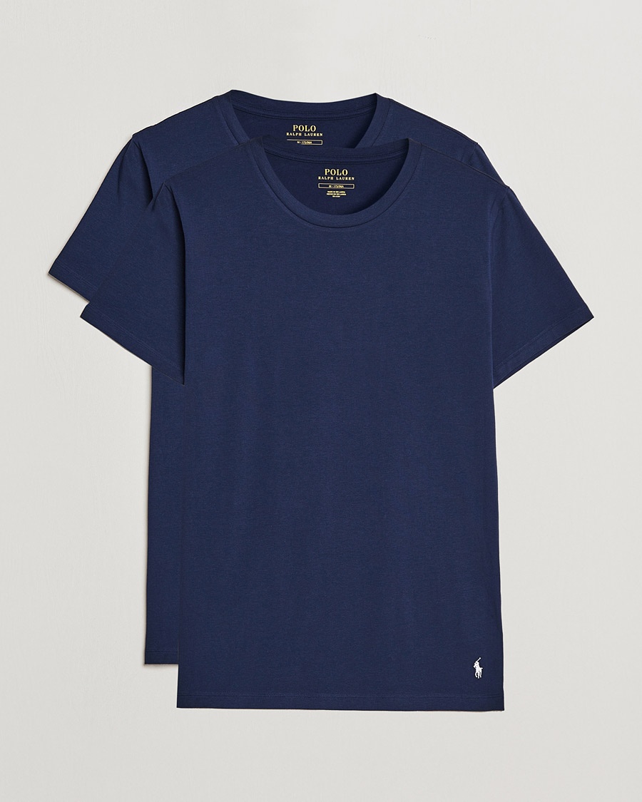 Polo Ralph Lauren 2-Pack Cotton Stretch T-Shirt Cruise Navy – Azul
