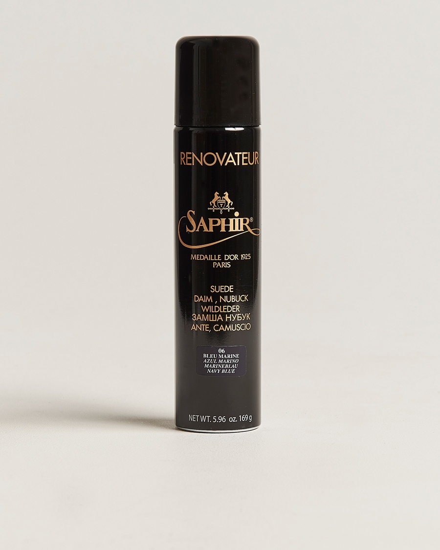 Saphir Medaille d'Or Renovateur Suede 250 ml Spray Navy Blue – Azul