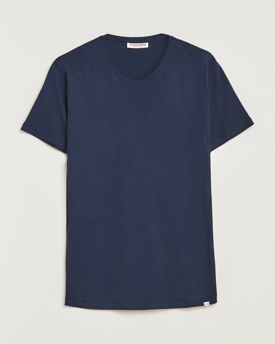 Orlebar Brown OB Crew Neck Tee Navy – Azul