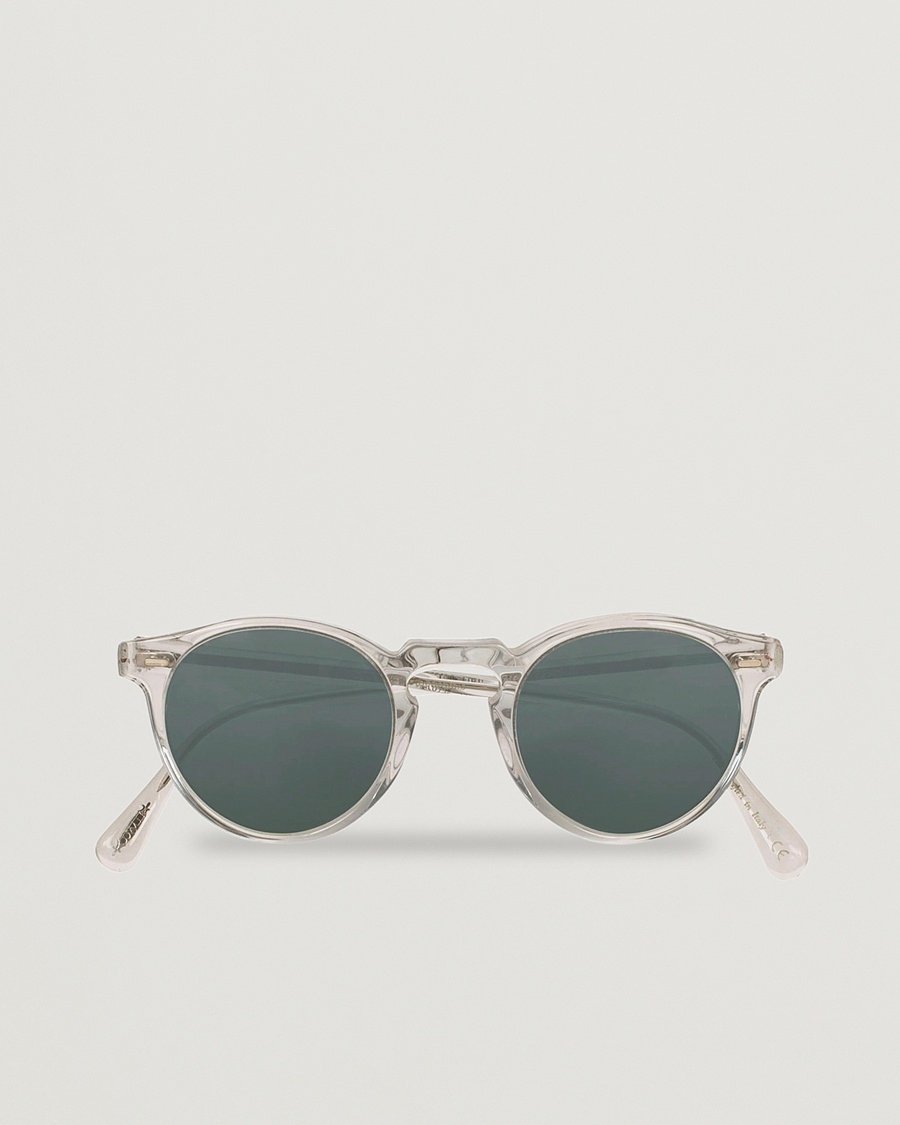 Oliver Peoples Gregory Peck Sunglasses Crystal/Indigo Photochromic – Transparente