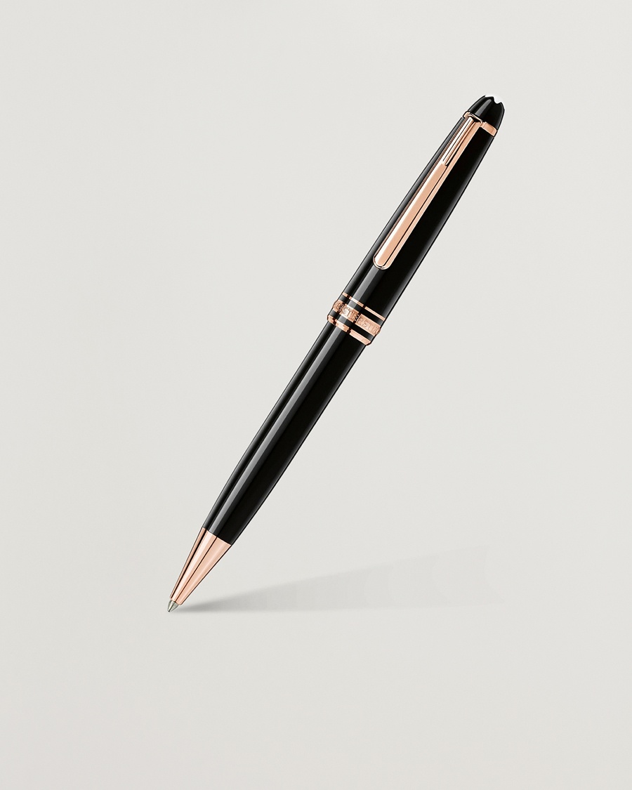 Montblanc 164 Classique Meisterstück Ballpoint Pen Red Gold – Negro