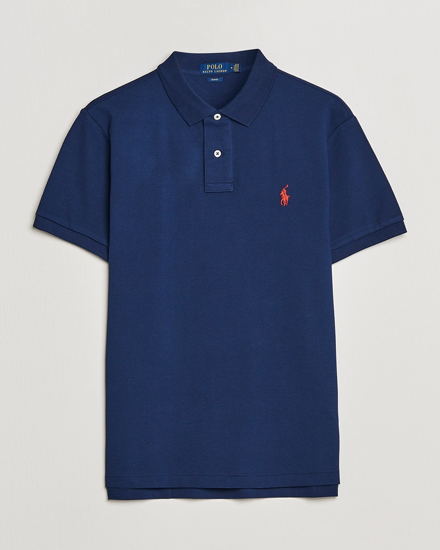 Polo Ralph Lauren Slim Fit Polo Newport Navy – Azul