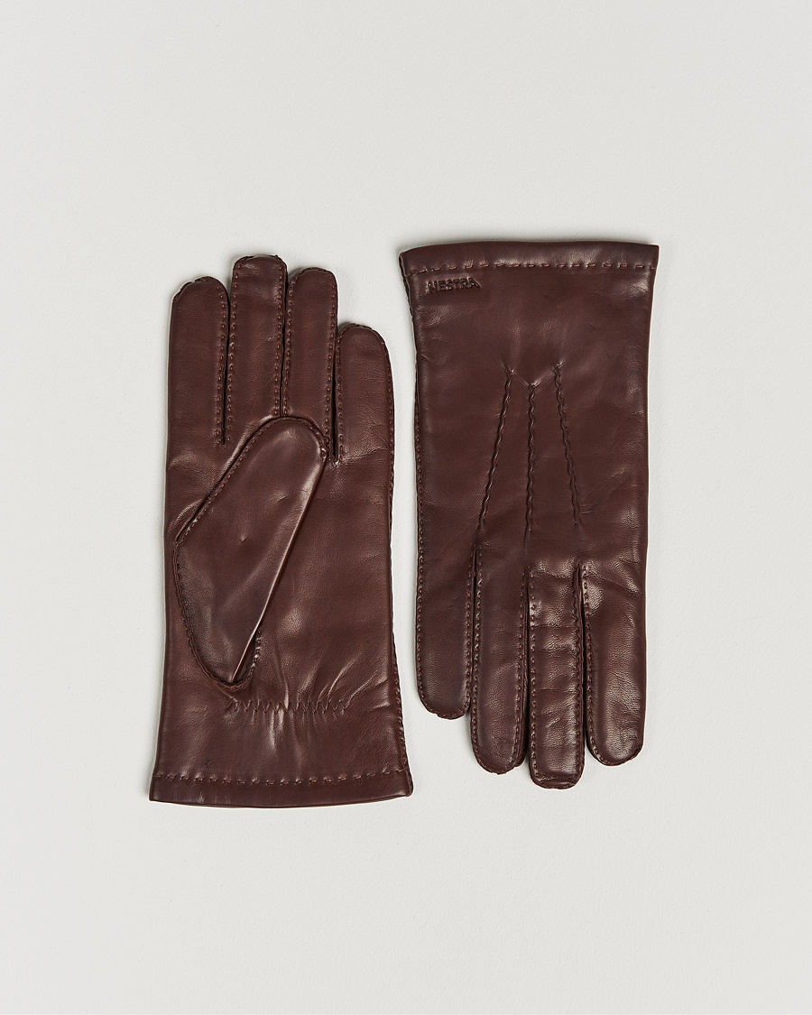 Hestra Edward Wool Lined Glove Chestnut – Marrón