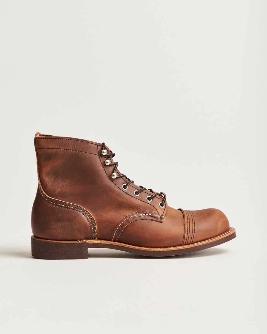 Red Wing Shoes Iron Ranger Boot Copper Rough/Though Leather – Marrón