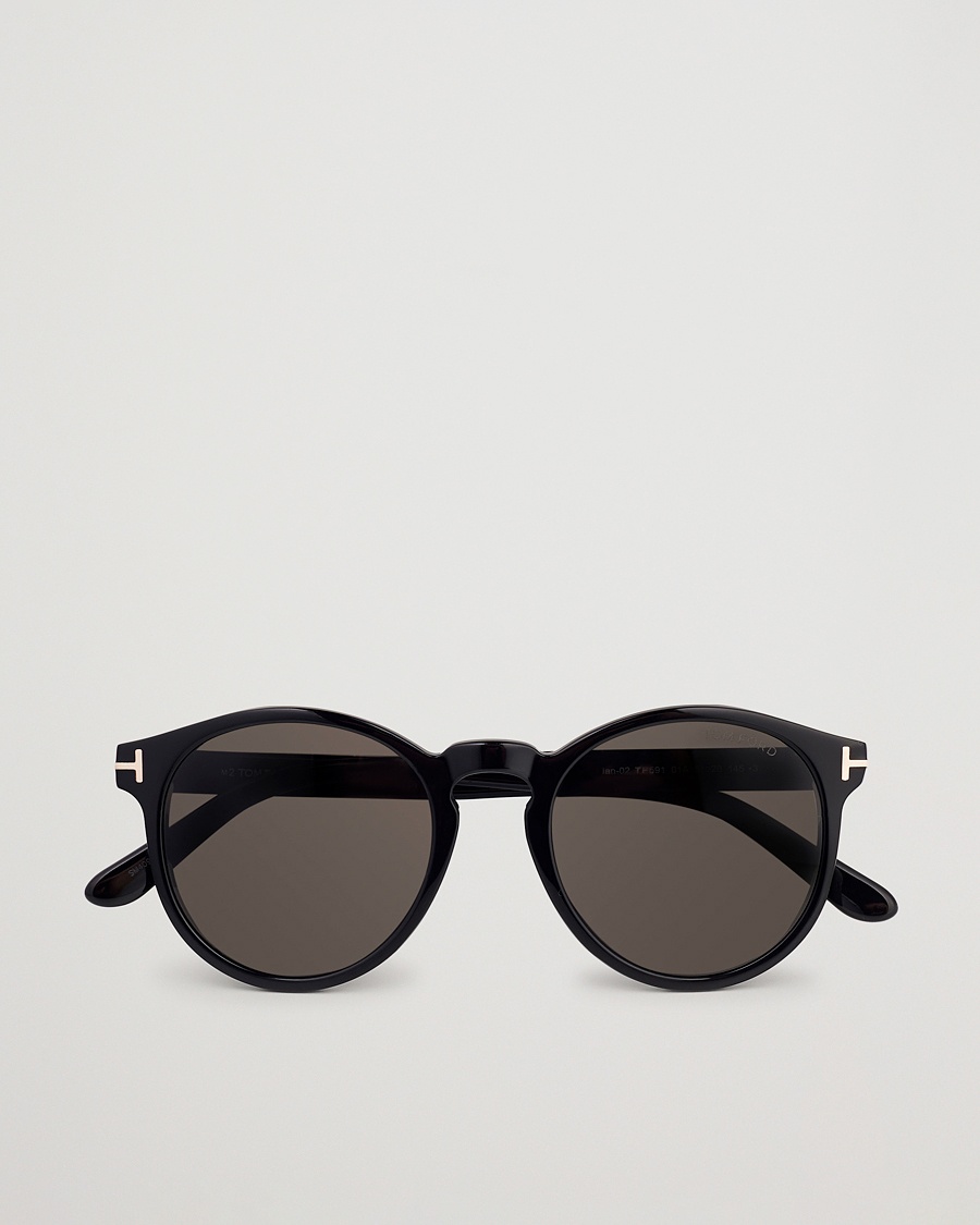 Tom Ford Ian FT0591 Sunglasses Shiny Black – Negro