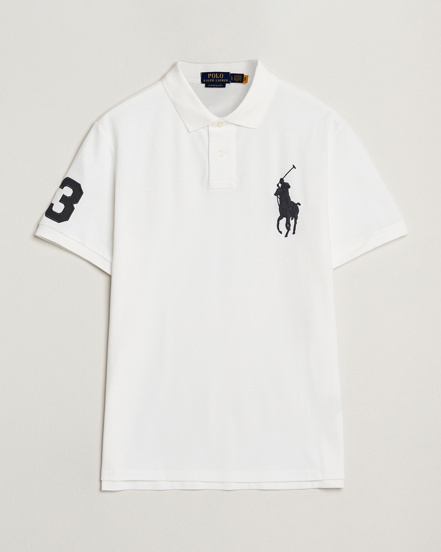 Polo Ralph Lauren Custom Fit Big Pony Polo White – Blanco