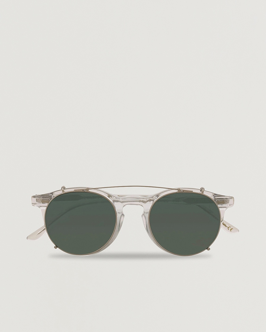 TBD Eyewear Pleat Clip On Sunglasses Transparent – Transparente