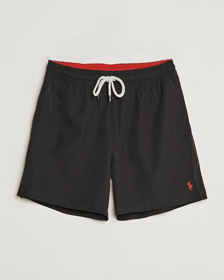Polo Ralph Lauren Traveler Boxer Swim Shorts Polo Black – Negro