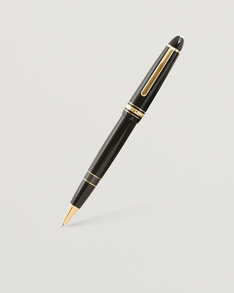 Montblanc 162 Meisterstück Rollerball LeGrand Pen Black/Yellow Gold – Negro