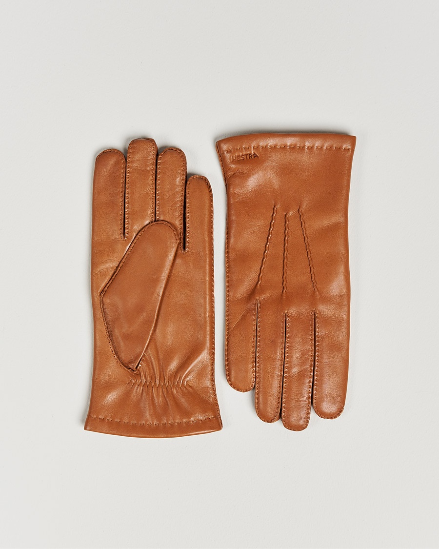 Hestra Edward Wool Lined Glove Cognac – Marrón