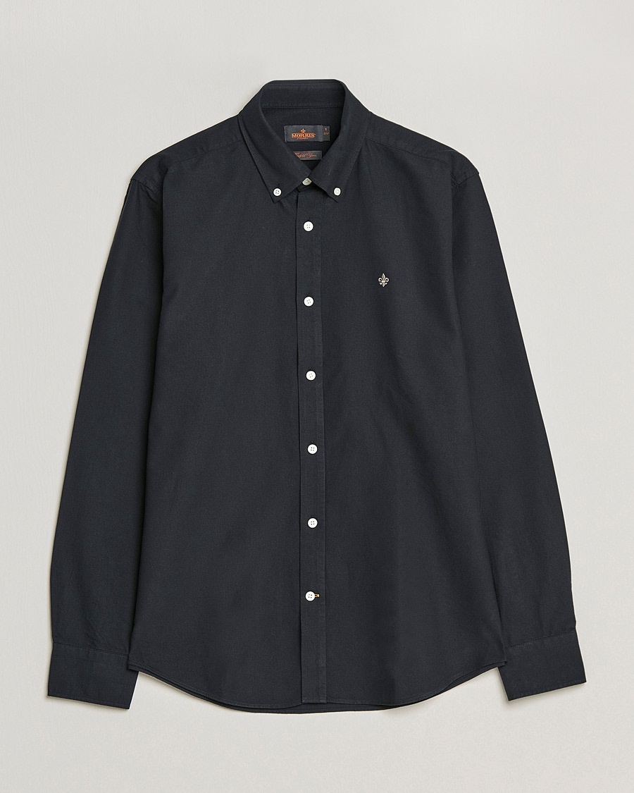 Morris Douglas Oxford Shirt Black – Negro