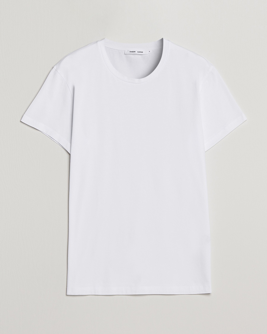 Samsøe Samsøe Kronos Crew Neck Tee White – Blanco