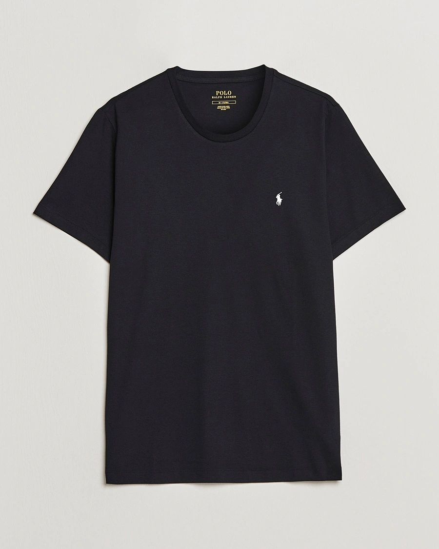 Polo Ralph Lauren Liquid Cotton Crew Neck T-Shirt Black – Negro