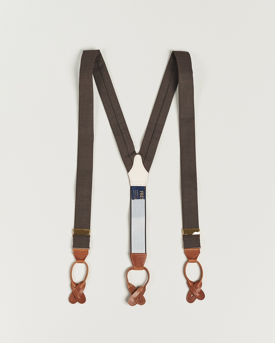 Albert Thurston Fresco Braces 38mm Brown – Marrón