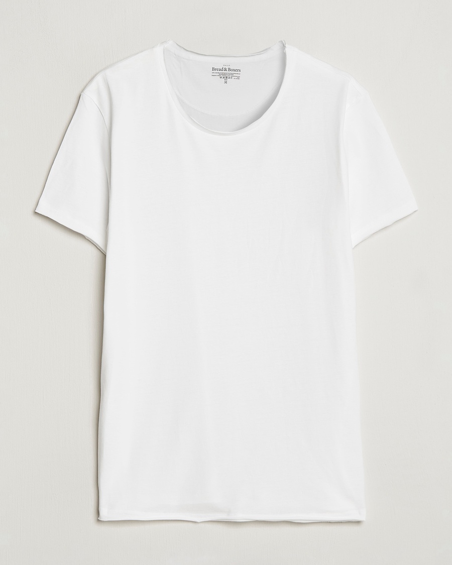 Bread & Boxers Crew Neck Relaxed White – Blanco