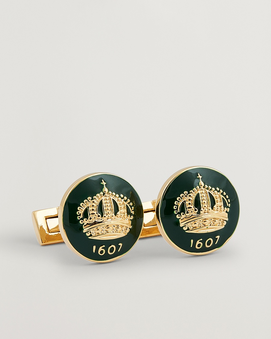 Skultuna The Crown Cufflinks Green – Verde