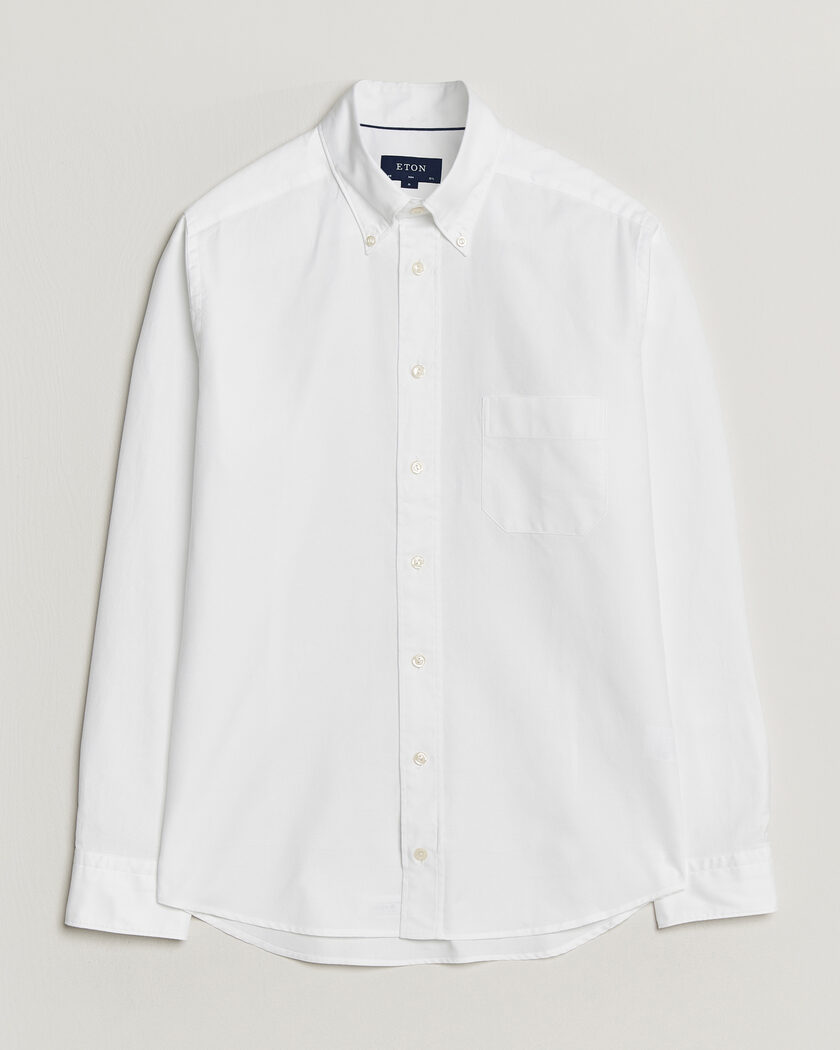 Eton Slim Fit Royal Oxford Button Down White – Blanco