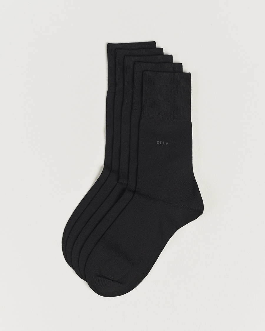 CDLP 5-Pack Bamboo Socks Black – Negro