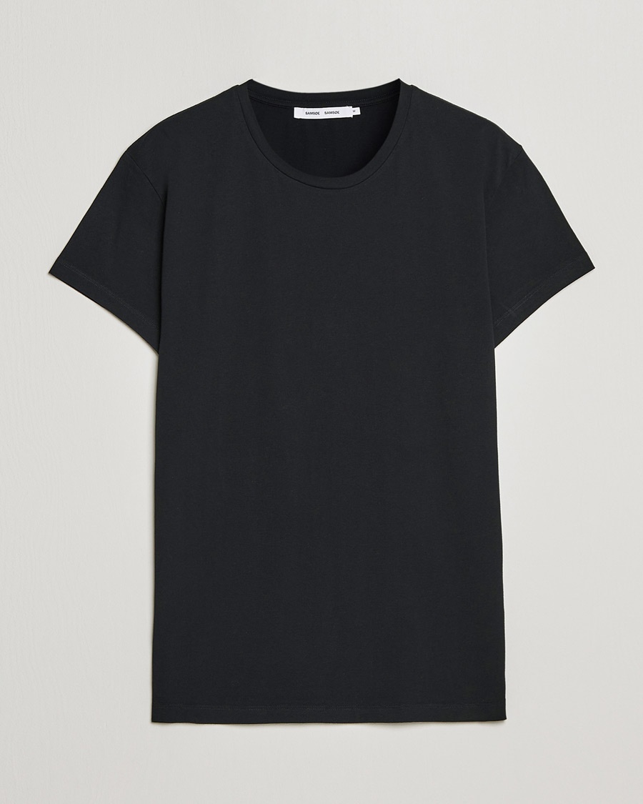 Samsøe Samsøe Kronos Crew Neck Tee Black – Negro