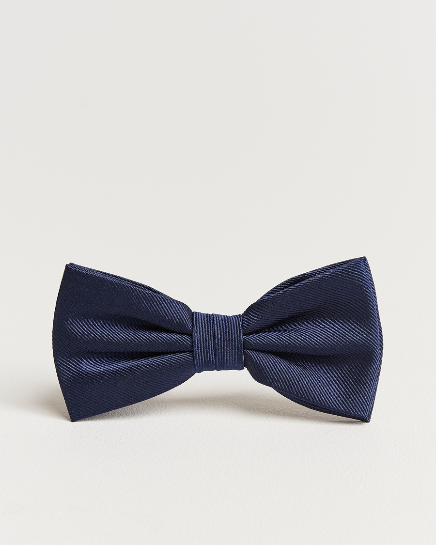 Amanda Christensen Pre Tie Silk Navy – Azul