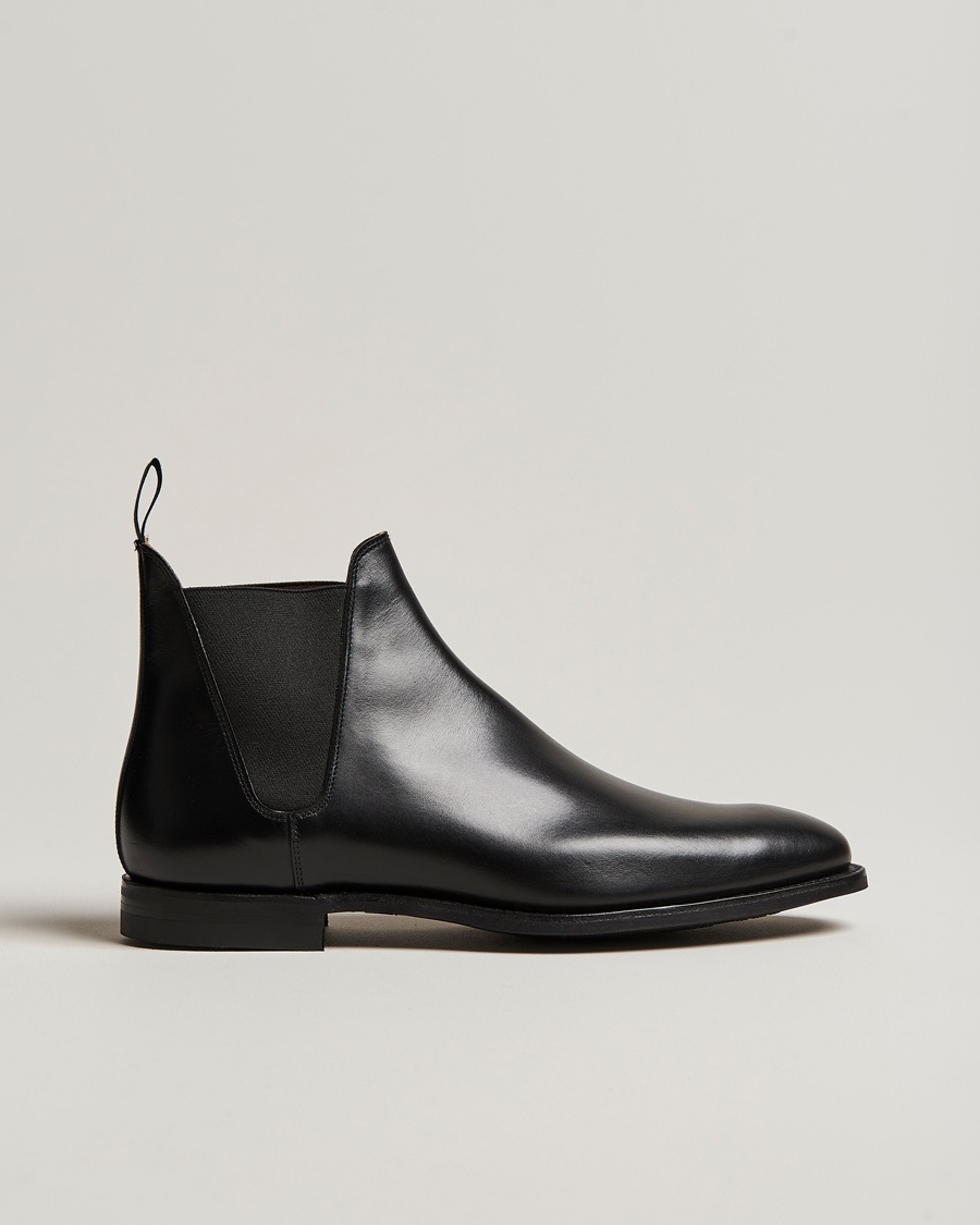 Crockett & Jones Chelsea 8 City Sole Black Calf – Negro