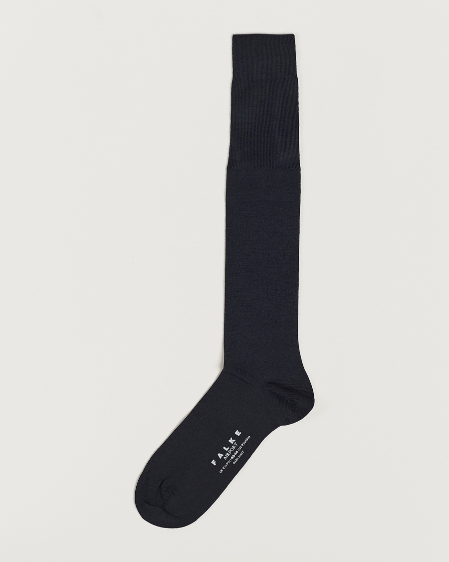 Falke Airport Knee Socks Dark Navy – Azul