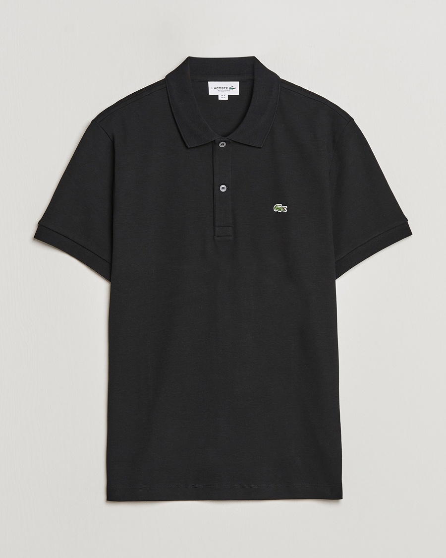 Lacoste Pima Interlock Piké Black – Negro