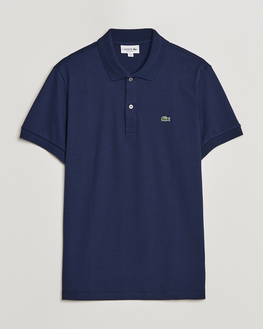 Lacoste Pima Interlock Piké Navy – Azul