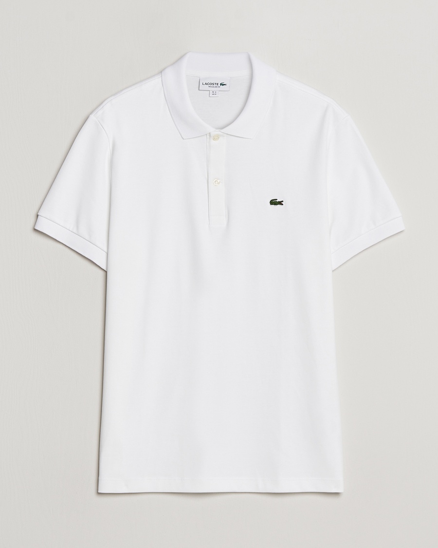 Lacoste Pima Interlock Piké White – Blanco