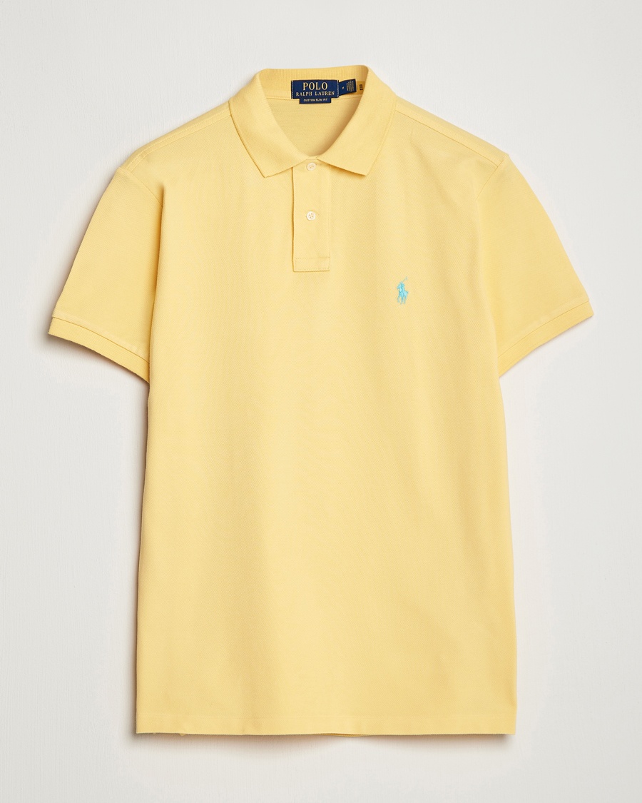 Polo Ralph Lauren Custom Slim Fit Polo Corn Yellow – Amarillo