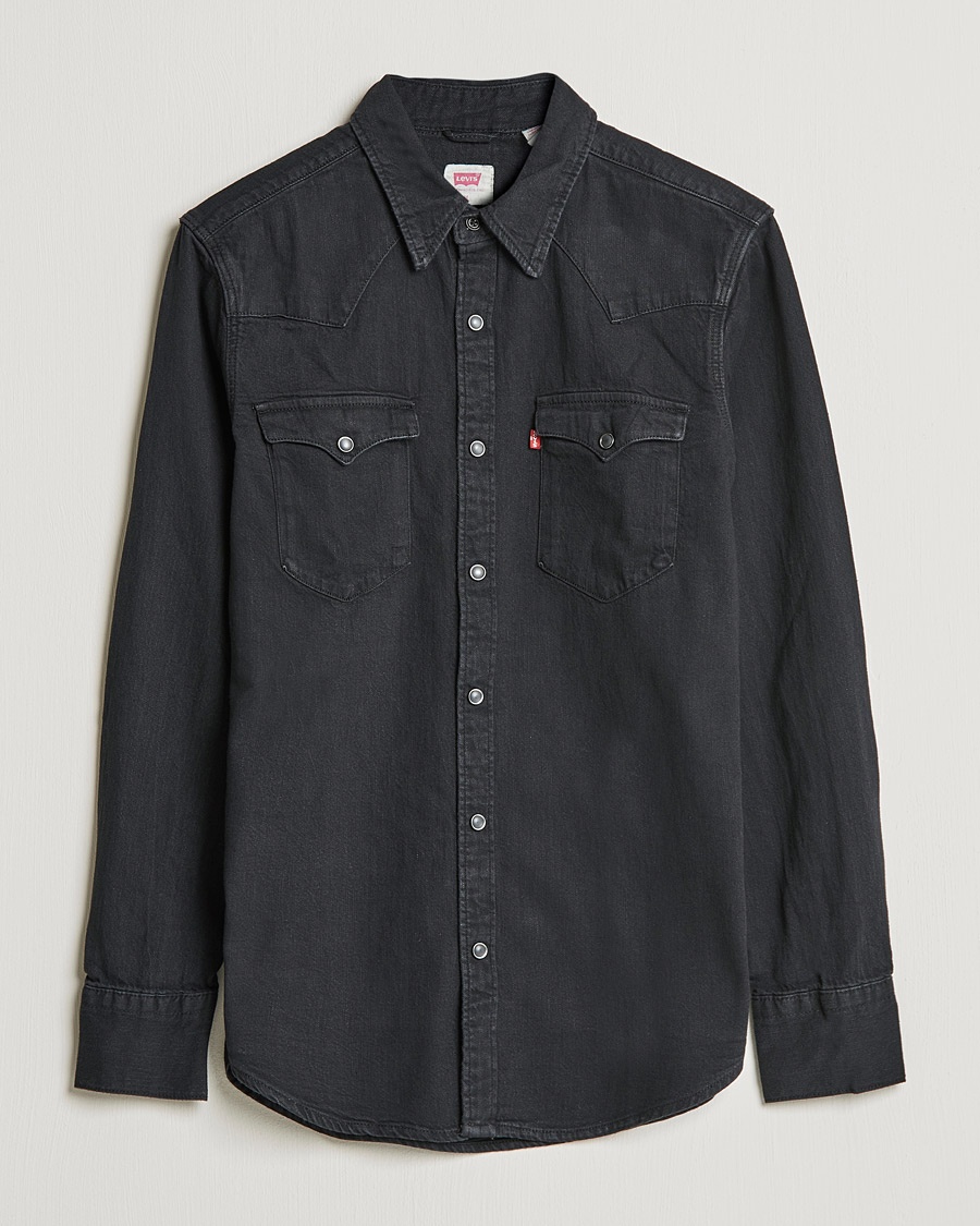 Levi's Barstow Western Standard Shirt Marble Black – Negro