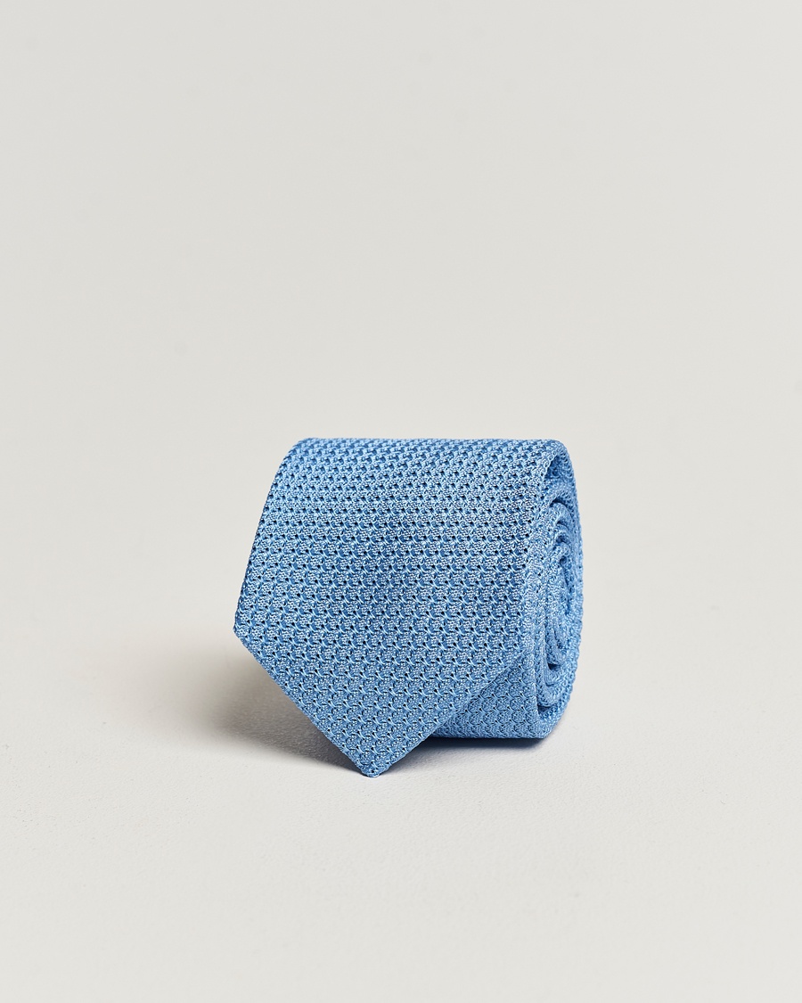 Amanda Christensen Silk Grenadine 8 cm Tie Sky Blue – Azul