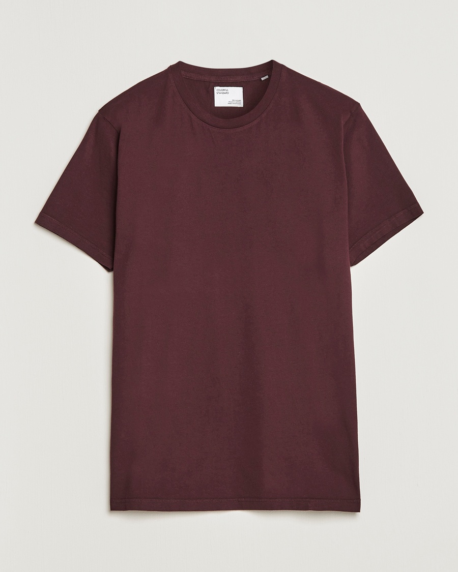 Colorful Standard Classic Organic T-Shirt Oxblood Red – Rojo